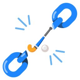 field hockey and chains