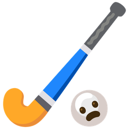 field hockey and frowning face with open mouth