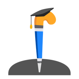 field hockey and graduation cap