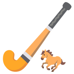 field hockey and horse