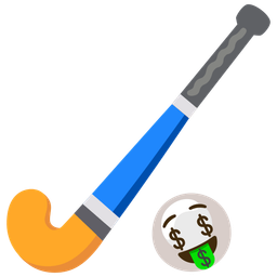 Field hockey and Money-mouth face