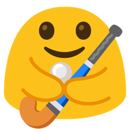 field hockey and people hugging