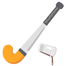 field hockey and pouring liquid