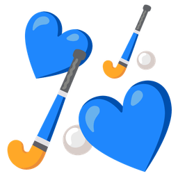 field hockey and revolving hearts