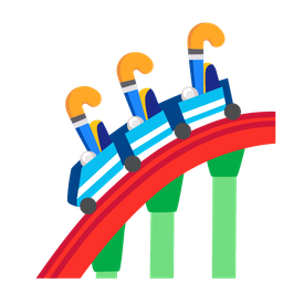 field hockey and roller coaster