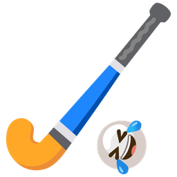 Field hockey and Rolling on the floor laughing