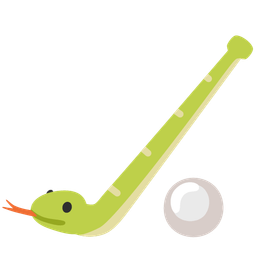 field hockey and snake