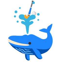 field hockey and spouting whale