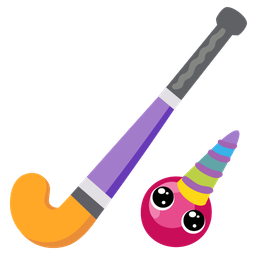 field hockey and unicorn