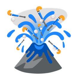 field hockey and volcano