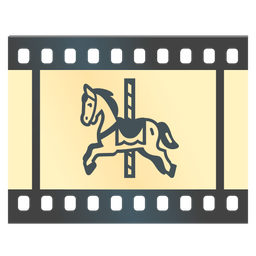 Film frames and Carousel horse