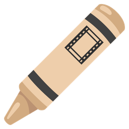 Film frames and Crayon