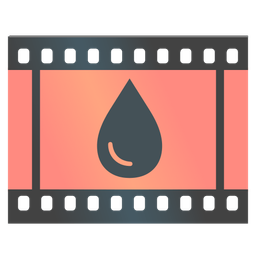Film frames and Drop of blood