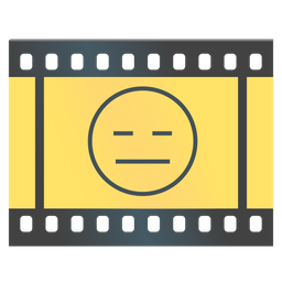 Film frames and Expressionless face