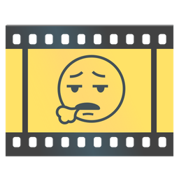 Film frames and Face exhaling