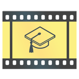 Film frames and Graduation cap