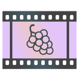 Film frames and Grapes