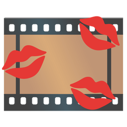 Film frames and Kiss mark