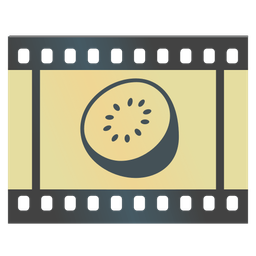 Film frames and Kiwi fruit