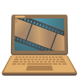 Film frames and Laptop