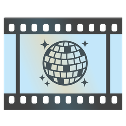 Film frames and Mirror ball