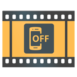 Film frames and Mobile phone off