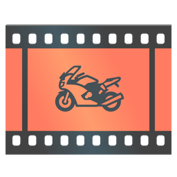 Film frames and Motorcycle