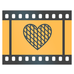 Film frames and Orange heart