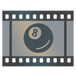 Film frames and Pool 8 ball