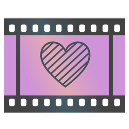 Film frames and Purple heart