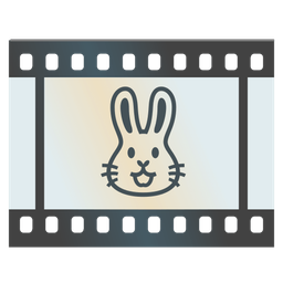 Film frames and Rabbit face