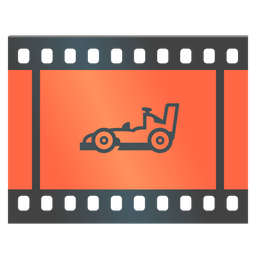 Film frames and Racing car