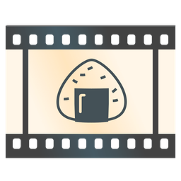 Film frames and Rice ball