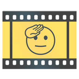 Film frames and Saluting face