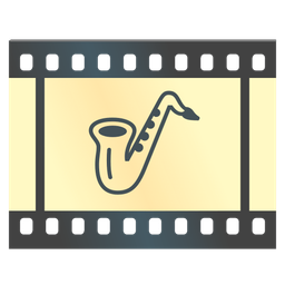 Film frames and Saxophone