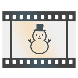 Film frames and Snowman without snow