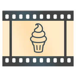 Film frames and Soft ice cream