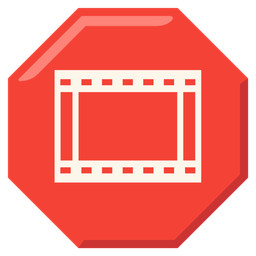 Film frames and Stop sign