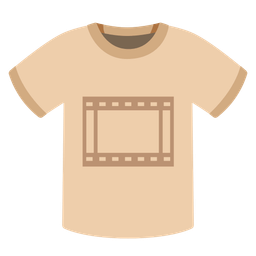 Film frames and T-shirt