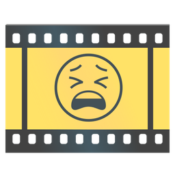 Film frames and Tired face