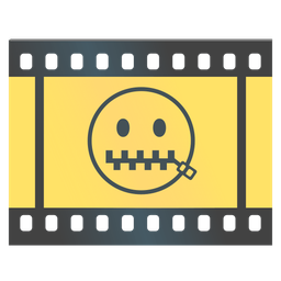 Film frames and Zipper-mouth face