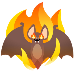 fire and bat