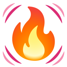 fire and beating heart