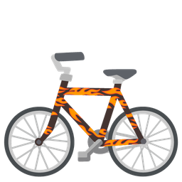 fire and bicycle