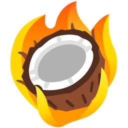 fire and coconut