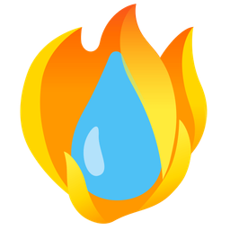 fire and droplet