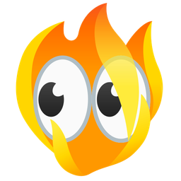 fire and eyes