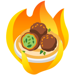 fire and falafel