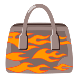 fire and handbag