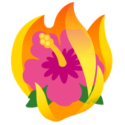 fire and hibiscus
